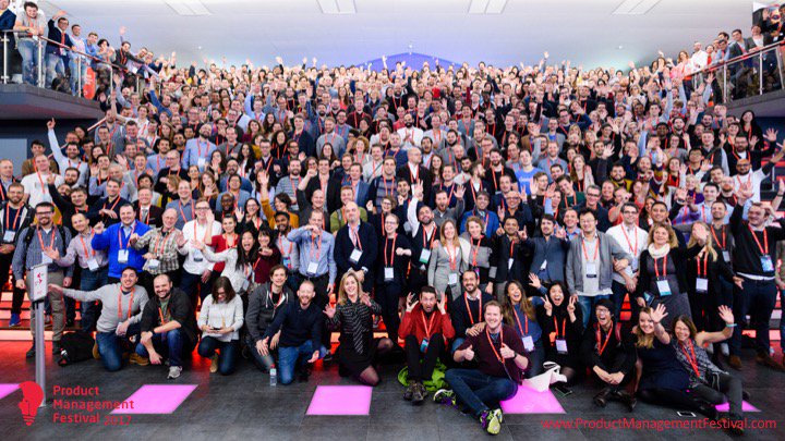 ProdMgmtF's tweet photo. 750 Product Managers in one photo! Wow! Have we just set a new world record? #pmf17 #impressive https://t.co/pPp1t1pvL9