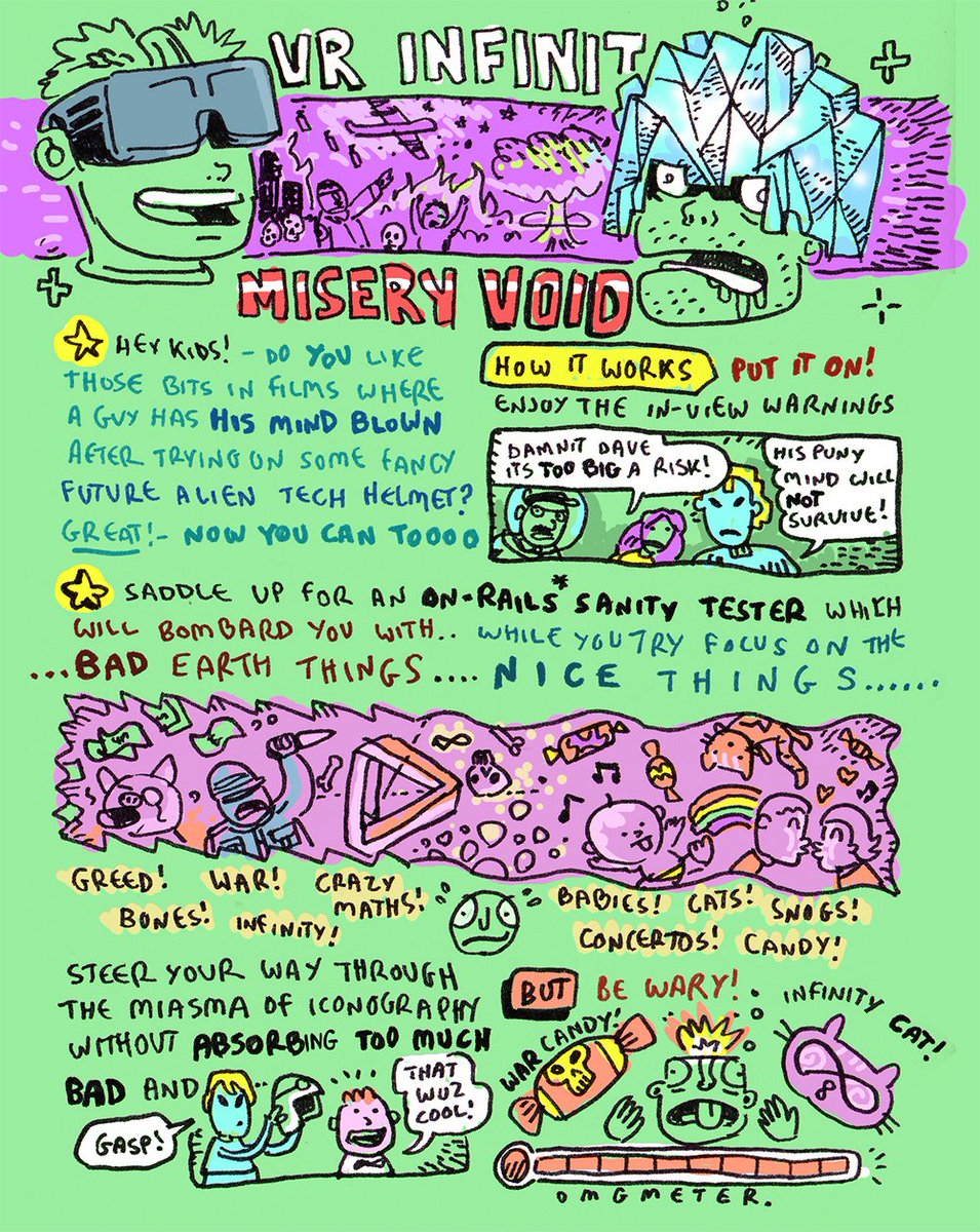 GameTOILET's tweet photo. GameToilet#620: "VR INFINITE MISERY HELMET" - Had a big day riding the bus yesterday so have actually done some drawings #VirtualReality #VeryRusty https://t.co/bXIuZ8uOfK