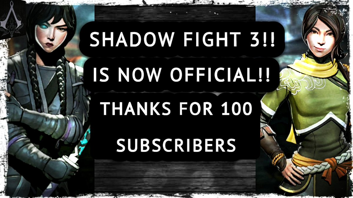 curiositycreed's tweet photo. https://t.co/h19iamYkcr
Yes now shadow fight 3 is officially released watch the gameplay. This time I choosed the female character instead of male.I reached 100 subscribers on this special occasion. #nekki #shadowfight3 #shadowfight #shadow #shadowfight2 #curiositycreed #youtube https://t.co/vnj1pcvoMH