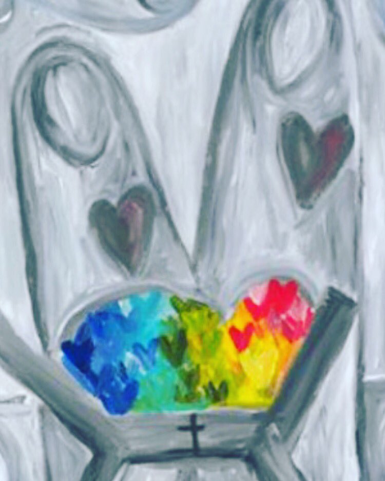 ArtofHope1's tweet photo. In the rush of it all...stay focused on Him. "..Now remain in Love." #artofhope #inspirationalart #love #jesusislove #color #vibrantcolors https://t.co/p5sb8wA1a5 https://t.co/I0k7cFeuwf