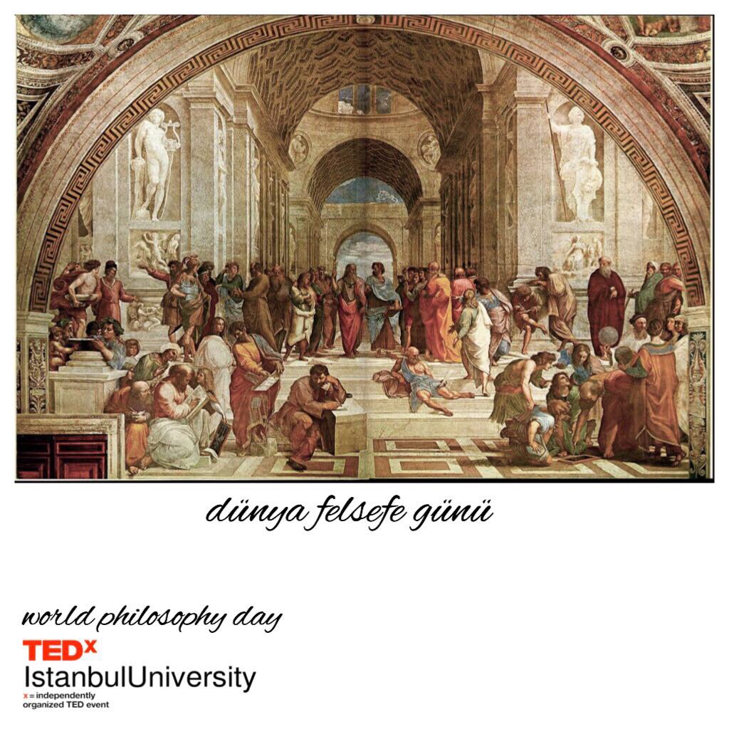 TEDxIstanbulU's tweet photo. "Duyduğumuz her şey bir görüştür, gerçek değildir. Gördüğümüz her şey bir bakış açısıdır, hakikat değildir." -Marcus Aurelius  #TEDx #TEDxIstanbulUniversity #WorldPhilosophyDay https://t.co/fDddaiphmA