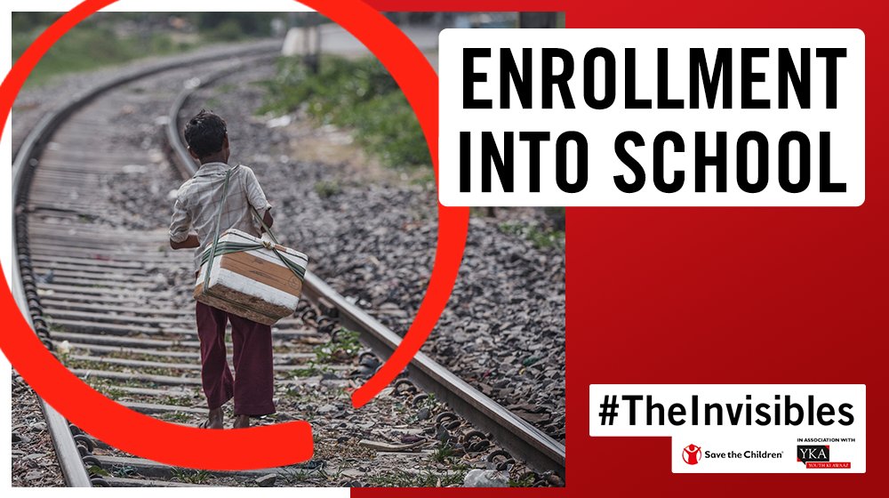 YouthKiAwaaz's tweet image. The first item on an enrollment checklist is a birth certificate. "Chotu" really stands no chance of improving his life without an ID, then, does he? #Move4Children