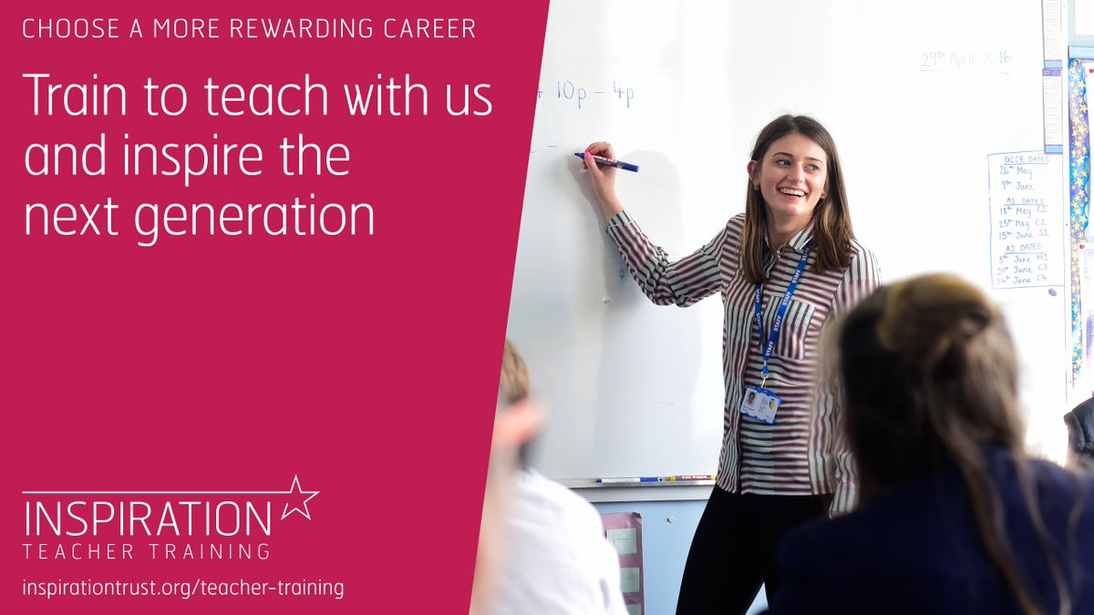 niotinspiration's tweet photo. Make a difference and inspire the next generation - train to teach with us from September 2018. Find out more at https://t.co/cTv17OW6Os https://t.co/djNK5q5reH