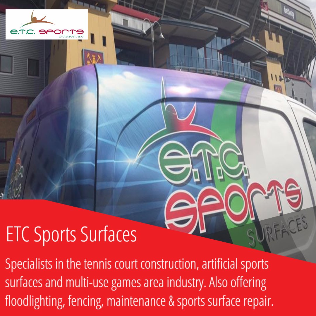 etcsports's tweet photo. At ETC we are here for all your sport surface construction, pitch maintenance and sports floodlighting and fencing needs! #sports #football #tennis #rugby #hockey #ahtletics #netball #cricket #multiusegamesarea https://t.co/mMFjYuokNI