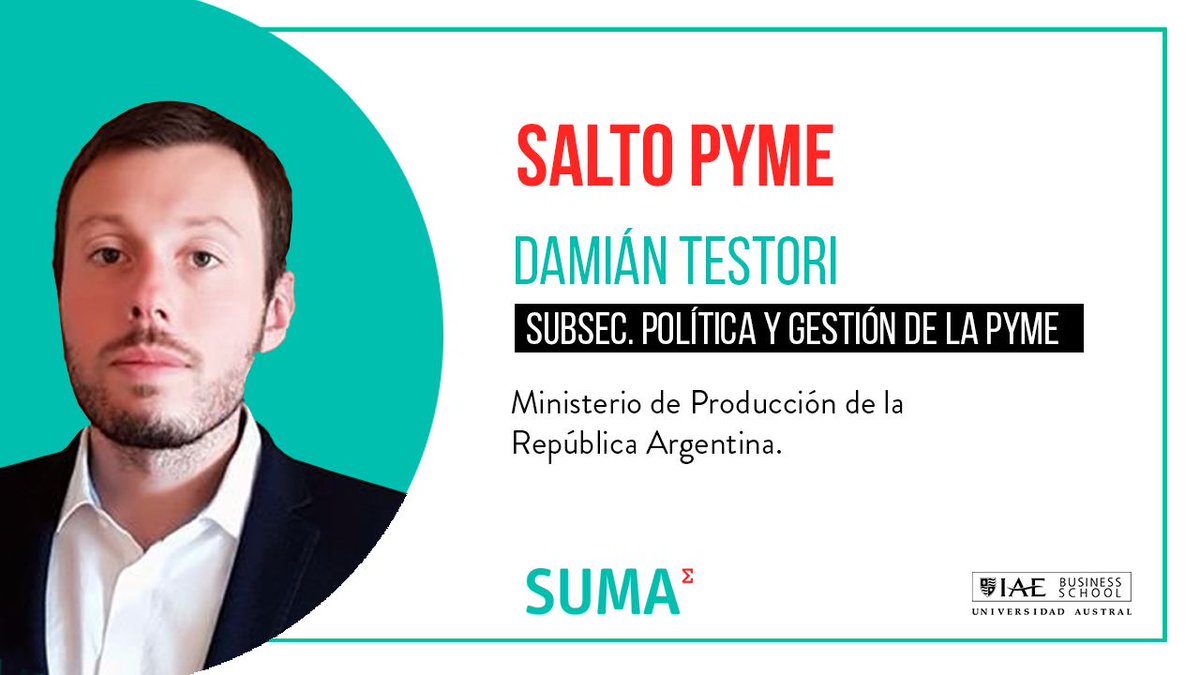 Comienza #SaltoPyme: “Desafíos y oportunidades del ecosistema Pyme” con <a href="/DamianTestori/">Damian Testori</a> y <a href="/hetiennot/">Hernán Etiennot</a>. Seguinos en vivo desde: goo.gl/ZEYqrG  #pymesIAE #SUMAIAE #pymes