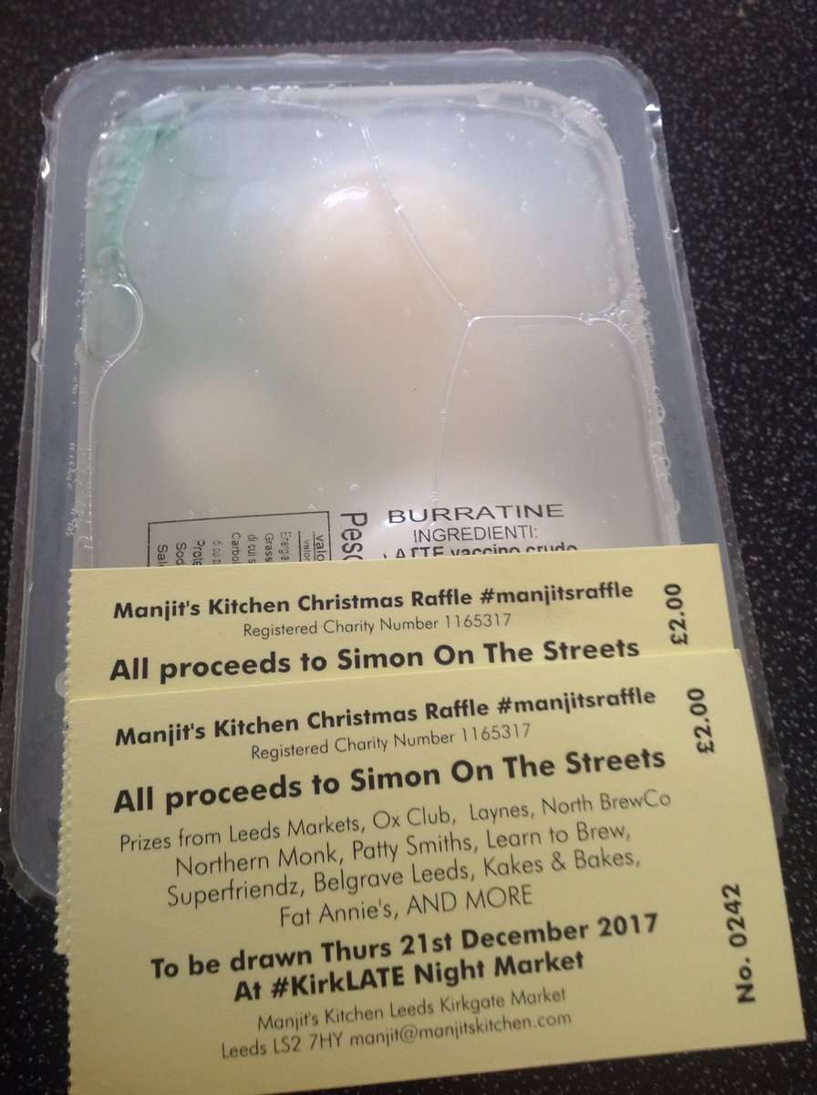 timforster57's tweet photo. @Manjitskitchen @georgeandjoseph. Burrata and Raffle Tickets. A perfect combination! https://t.co/zU0jeSnJlx