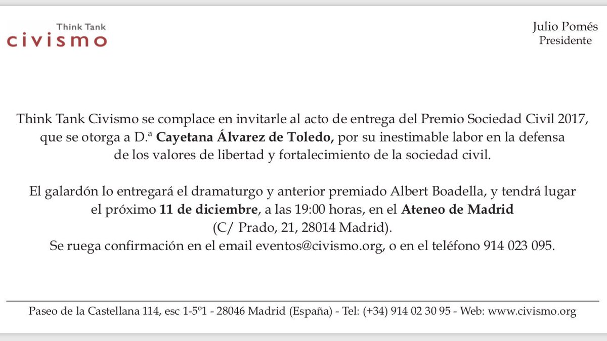 Cayetana Álvarez de Toledo tweet media