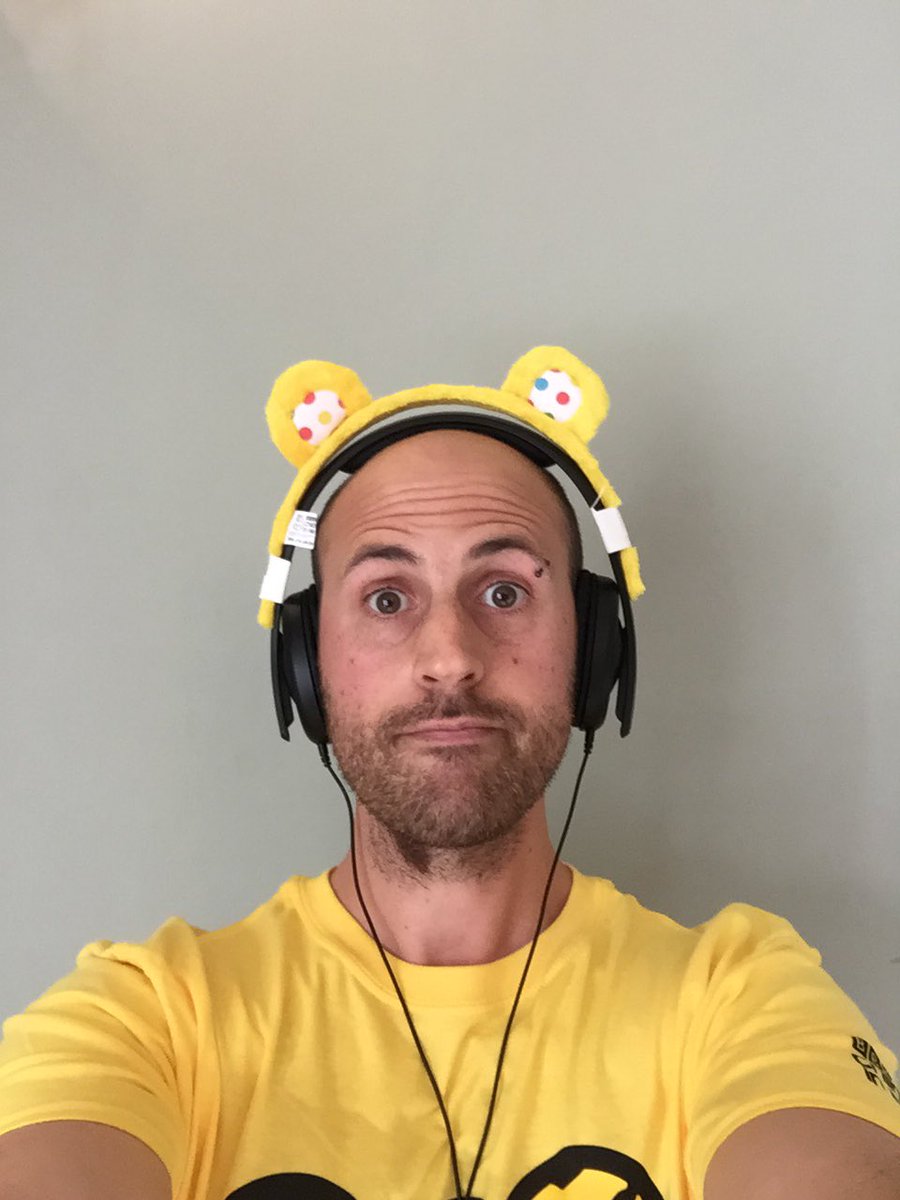 When engineering <a href="/TonyFisherLive/">Tony Fisher</a> for <a href="/BBCCiN/">BBC Children in Need</a> there is only one accessory you need.