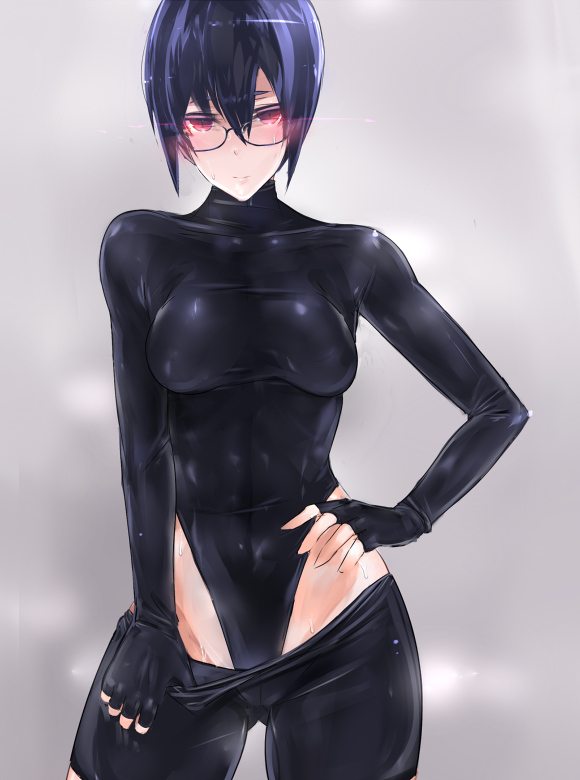 切り込みをスパッツで隠すタイプ 