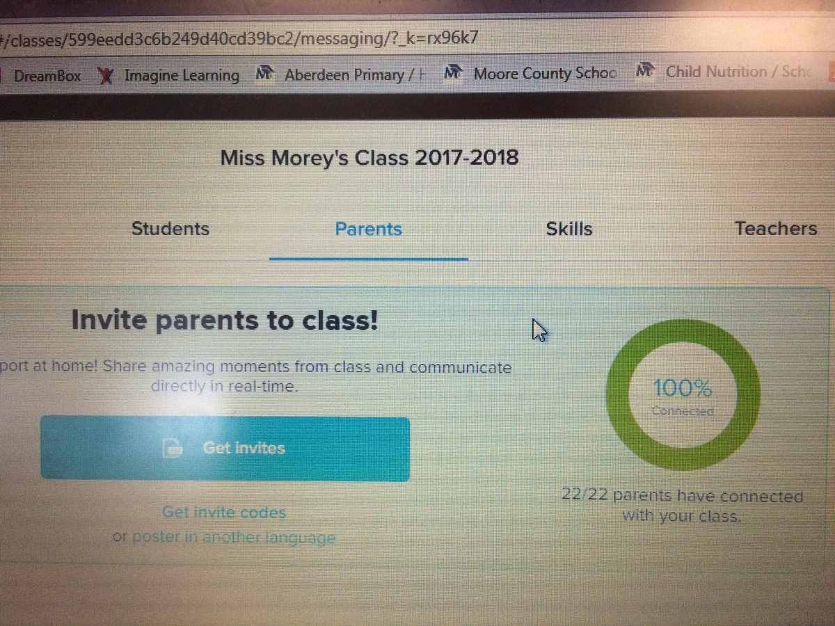miss_morey's tweet photo. Personal goal achieved! 100% of parents are connected and LOVING Class Dojo!!! @Molly_Capps @Mnmc007 @Daryl_N_Jackson @ClassDojo https://t.co/2gE5m6RObT