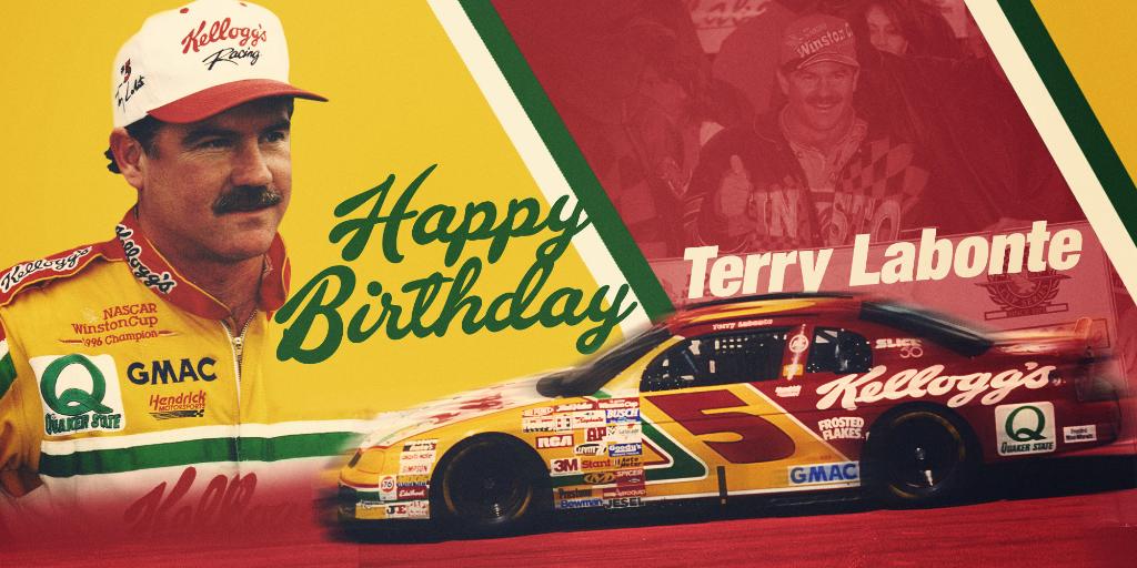 Remessage to wish Terry Labonte a happy birthday! 