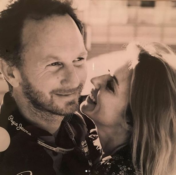 Geri Halliwell posts loved-up photo to wish her Red Bull boss husband Christian Horner a 