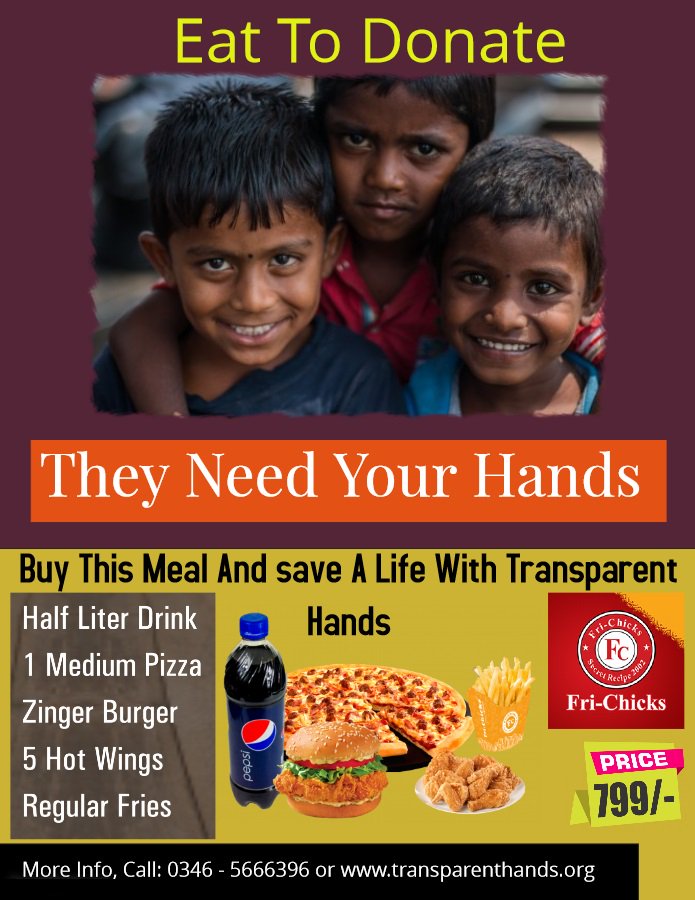 TransparentHand's tweet photo. #frichicks
#Eat2Donate
#EatToDonate
#FoodforLife https://t.co/xZ2dCDFzbM