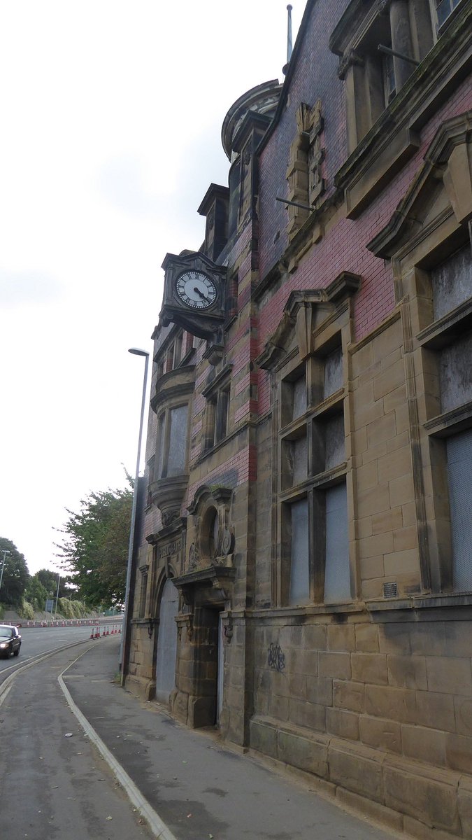 RushbondPLC's tweet photo. Looking forward to seeing this Potts of Leeds gem being brought back to working glory! Work cracking on a pace in transforming the #YorkRoadLibrary. Another one for the wonderful #ClocksofLeeds website perhaps? https://t.co/npjdSNH1Rp