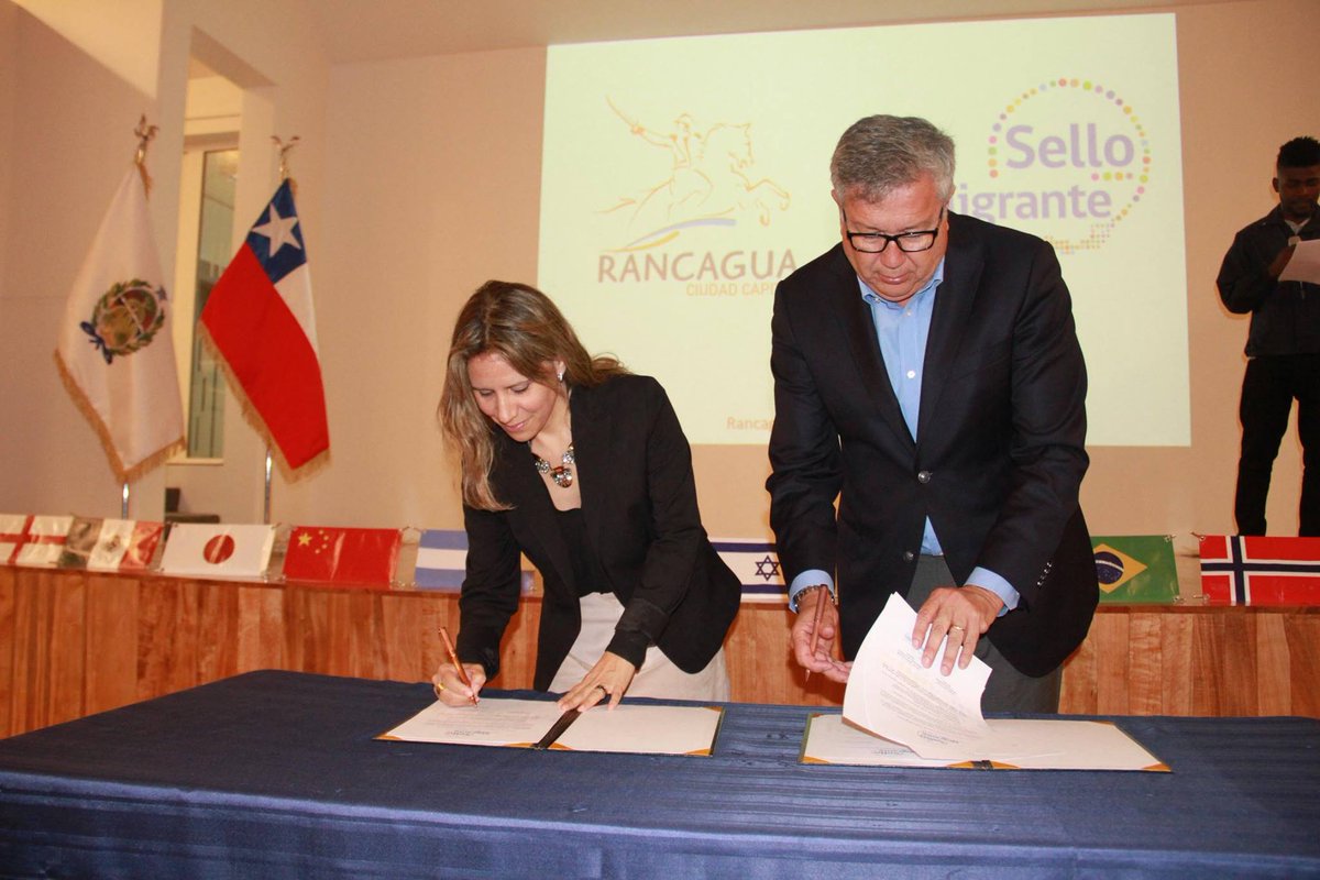 #Rancagua Sello Migrante reafirma compromiso de <a href="/munirancagua/">Rancagua</a> con la inclusión y no discriminación ➜ goo.gl/c4XJF5