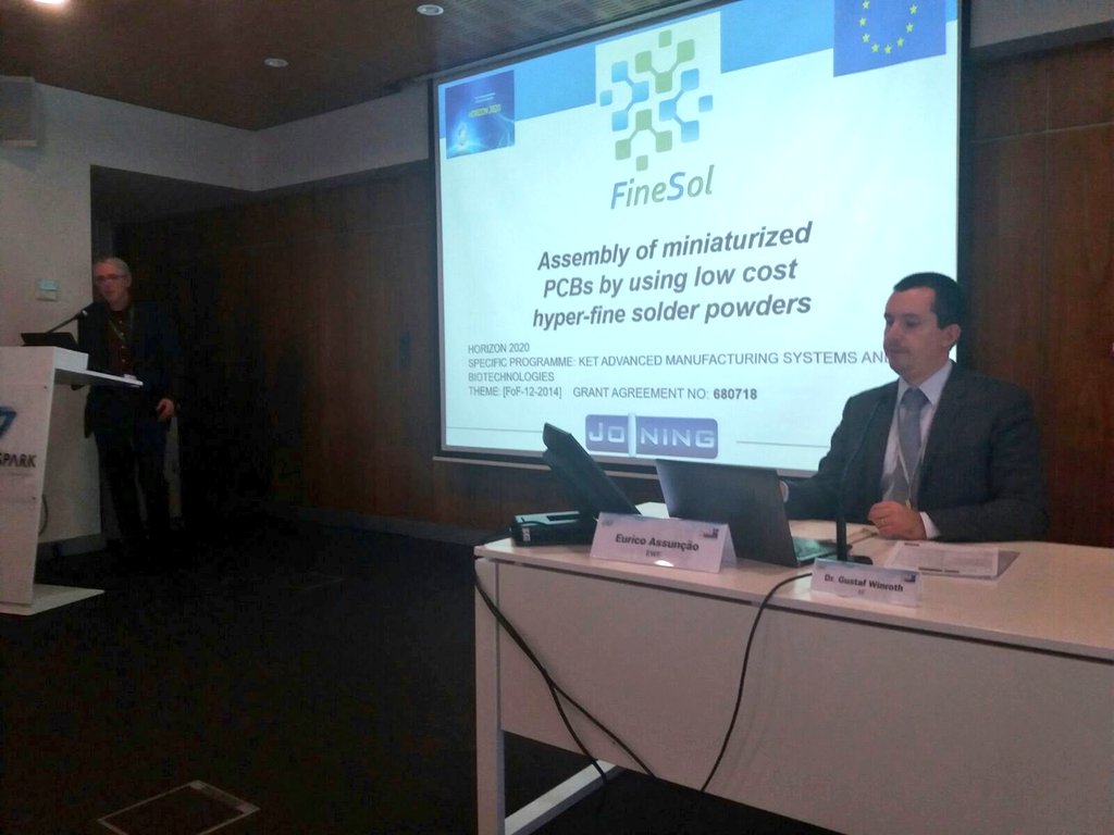 EWF_Welding's tweet photo. #FINESOL project is presented at the 7th General Assembly Stakeholder Meeting #Joining Sub-Platform to #Manufuture #H2020 #EUResearchImpact #EWF25th https://t.co/iFirWpSz5i