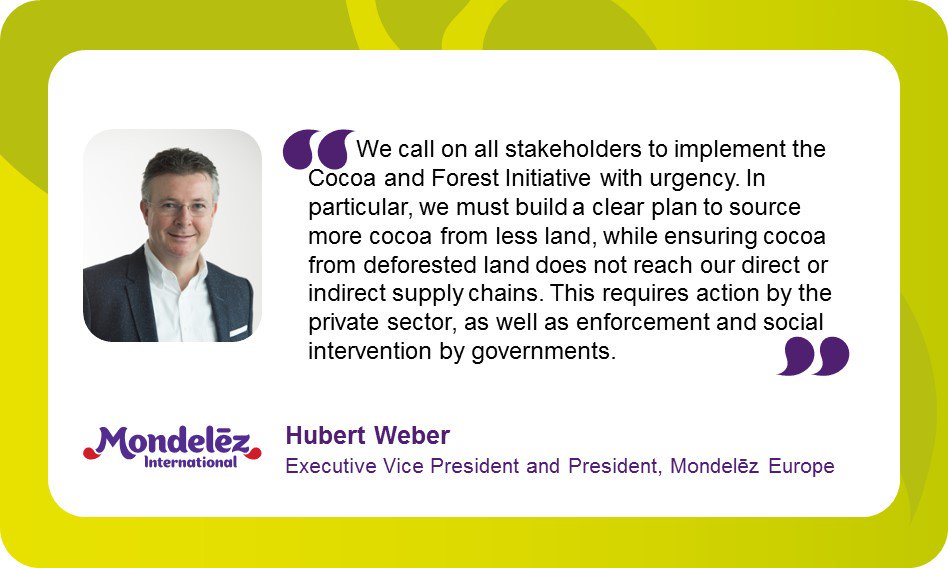 Proud to sign the Cocoa &amp; Forests Initiative. We're committed to ending deforestation in #cocoa! expi.co/01btct #COP23