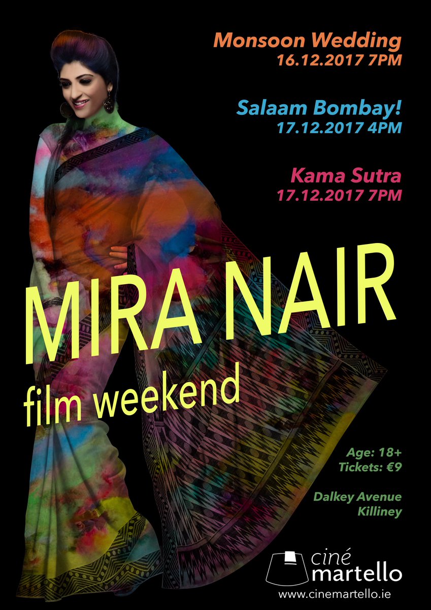 _CathyShannon's tweet photo. Happy to have designed a poster for one of my favourite film directors @MiraPagliNair @nuigalway #photoshop #doubleexposure #uniassignment #fm6111 https://t.co/qfzPAMxUsX