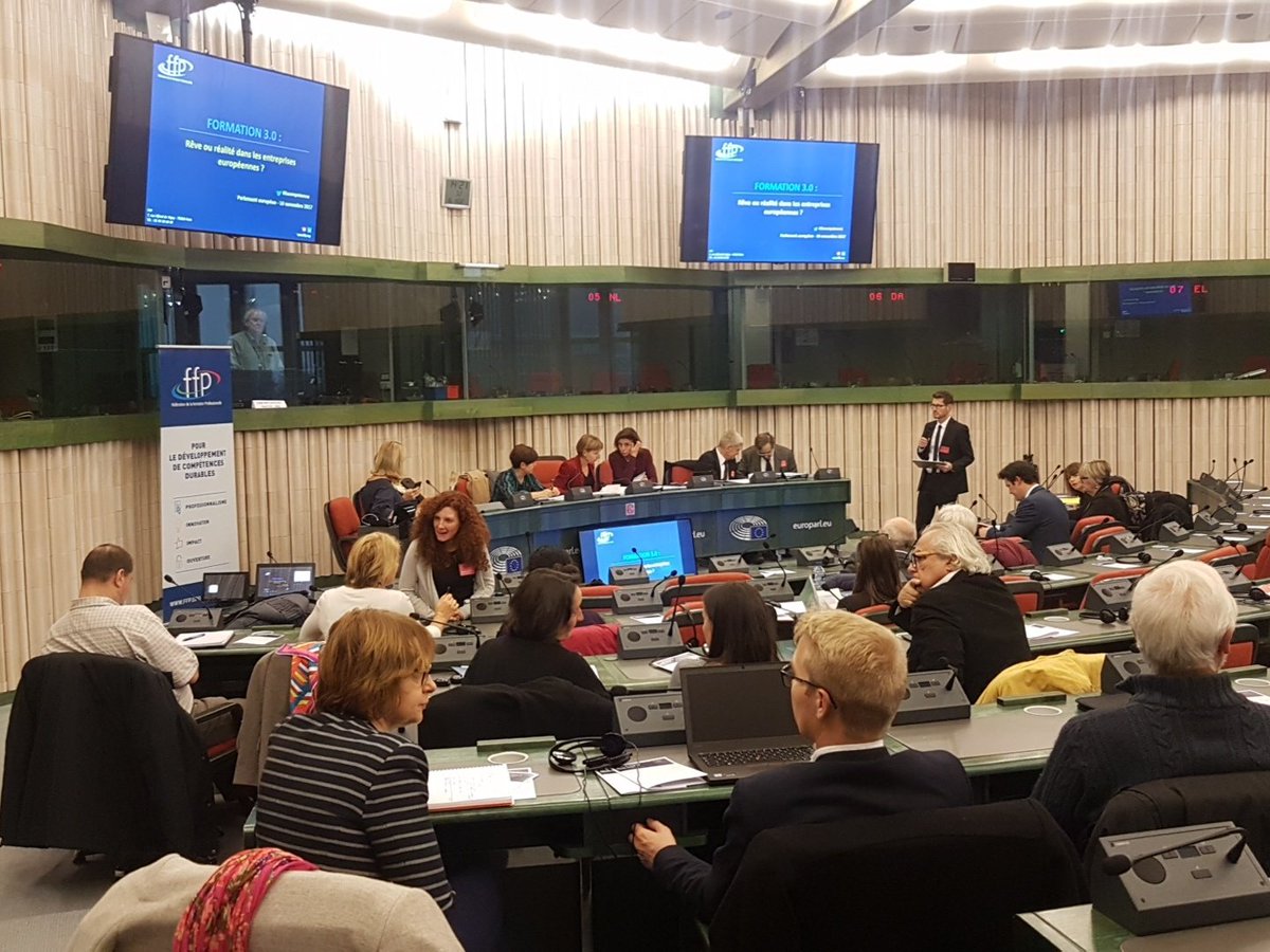 #Eucompetences Encore quelques minutes avant le colloque de la @FedeFormPro_FFP au <a href="/PEStrasbourg/">Parlement européen</a>