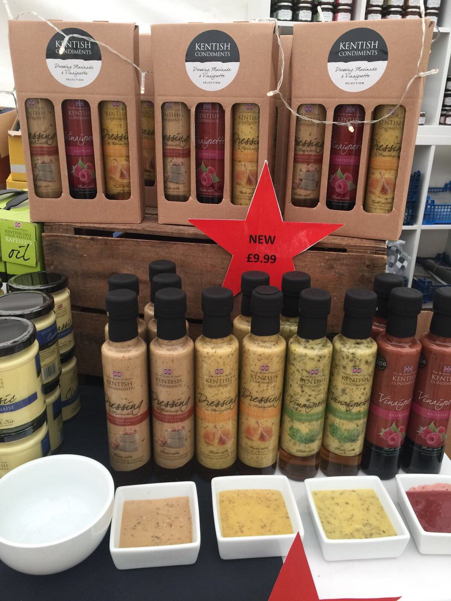 KentishOils's tweet photo. We've got our *new* gift boxes on our stand @wealdenfairs - the perfect gift for foodie friends & family! #wealdentimes #wtfair #kentishcondiments https://t.co/Cp6n3K2bpF
