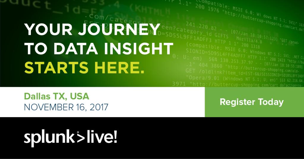 SplunkLive! tweet media