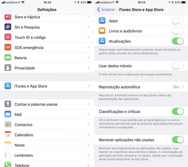 iPremiumCare's tweet photo. Sabia que iOS11 remove as aplicações que menos usa, sem perder informação?Definições>iTunes Store e App Store>Remover aplicações não usadas. https://t.co/QzM4IpSGx3