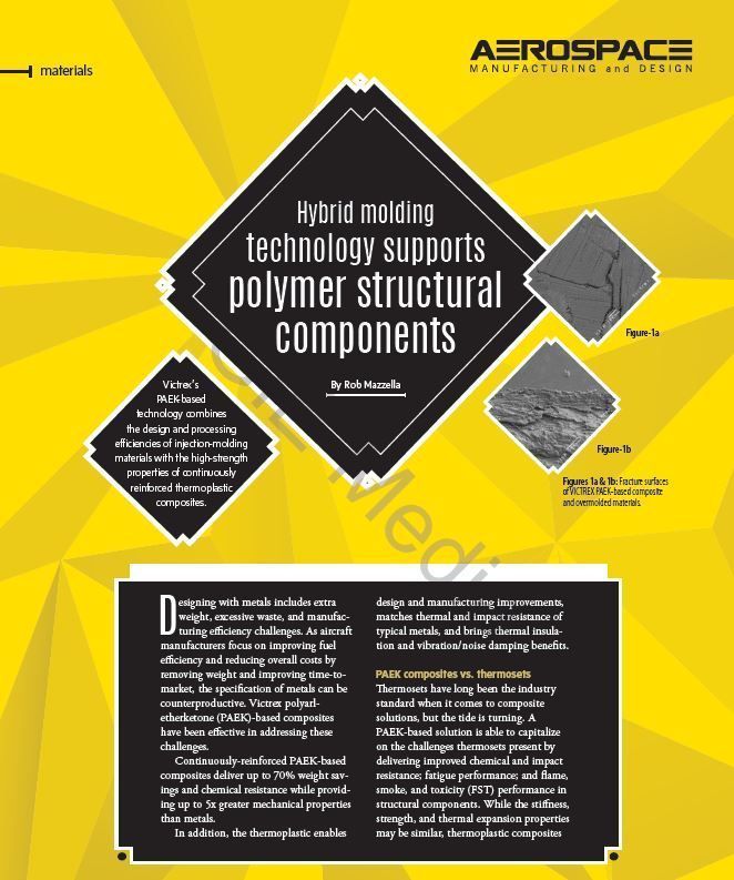 Hybrid molding combines processing efficiencies of injection-molding with high-strength properties of composites
buff.ly/2yAGAbc