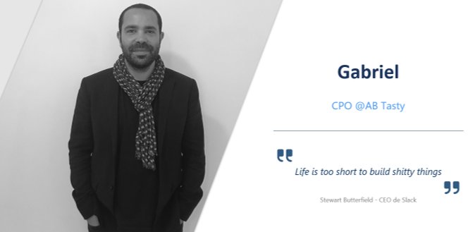 ABTasty_FR's tweet photo. Fin de la keynote de @GabSzanto, retrouvez notre #CPO sur le corner @ABTasty_FR dans le hall Pullman pour parler #conversion #personnalisation et #innovation sur mobile 📲 #AppDays #Appdays2017 https://t.co/Fse6WPdlaY