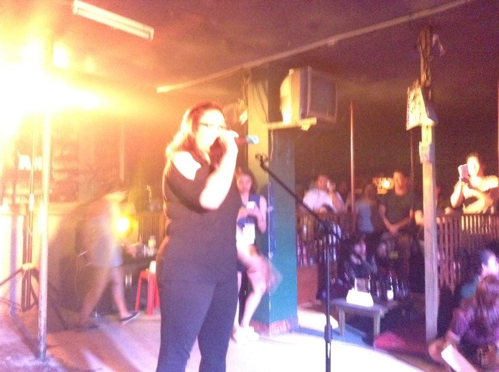 UPLBDevComSoc's tweet photo. ON STAGE: Hannah Malaluan sings If I Were A Boy
#SICXV #Soundwaves2017 https://t.co/kPLYastxhl