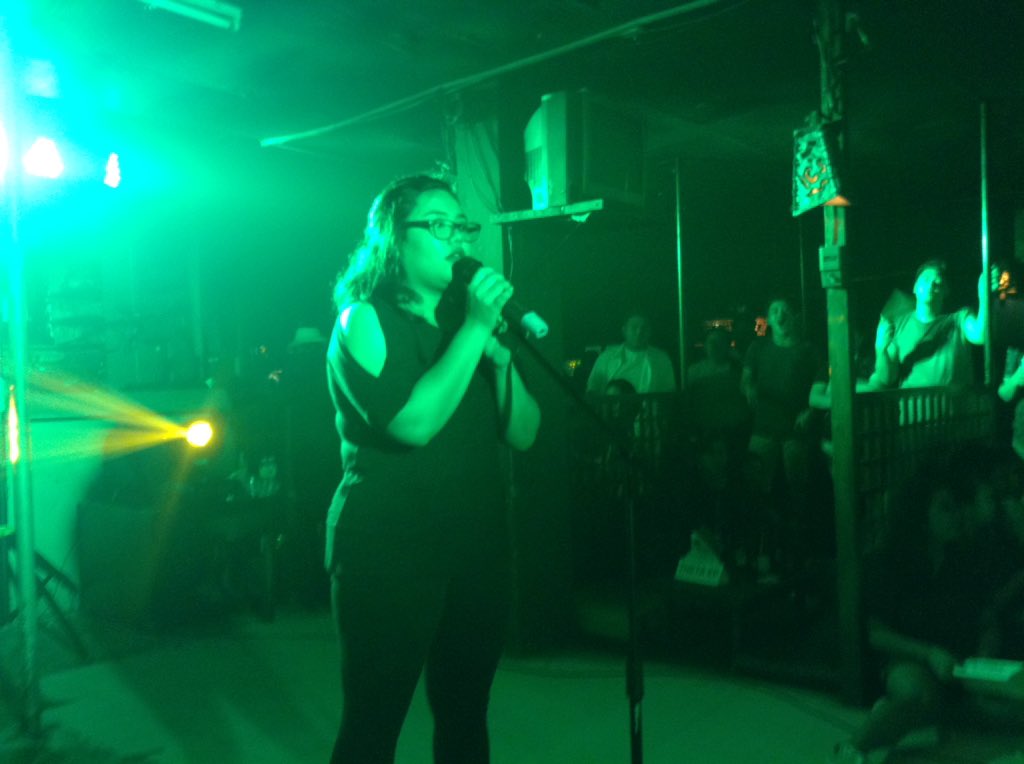 UPLBDevComSoc's tweet photo. ON STAGE: Hannah Malaluan sings If I Were A Boy
#SICXV #Soundwaves2017 https://t.co/kPLYastxhl