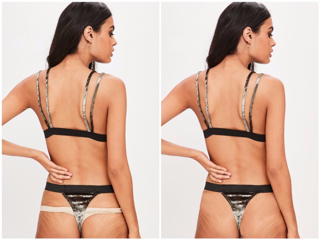 Hey babes, we don't use photoshop on model's stretch marks, only the pants she wears underneath 😜 Embrace your "flaws" and don't ever strive for what the world perceives as perfection. Keep on being you and #makeyourmark.