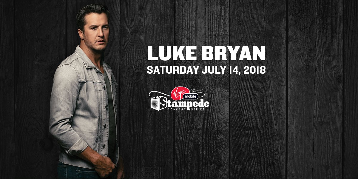 We’re excited to announce that @LukeBryanOnline will be performing at #Stampede2018! Tickets go on sale November 24 at 10 a.m.