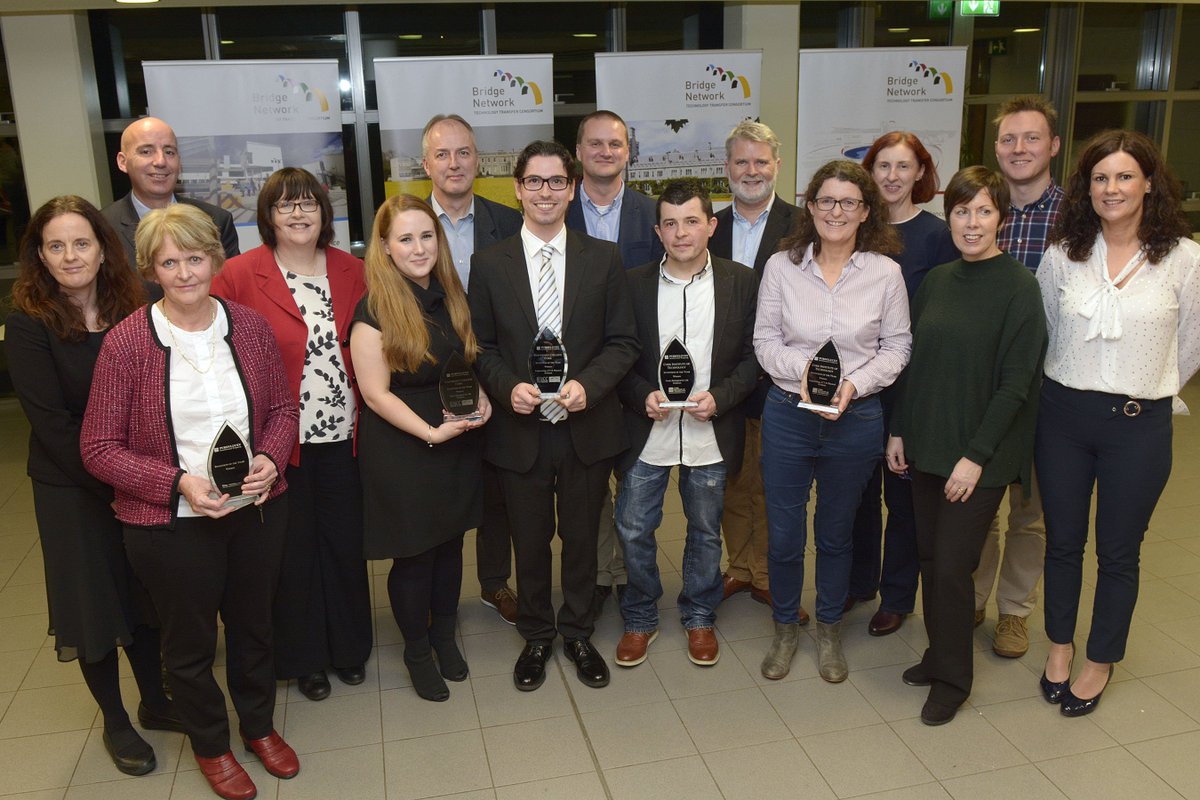 uccinnovation's tweet photo. Great evening to celebrate the #Bridgenetwork Consortium Invention of the Year Awards sponsored by @purdylucey Congrats to all the winners from @UCC @CIT_ie & @teagasc @KTIconnect #IOTYA @TeagascInnovate https://t.co/emzi5yRnRr