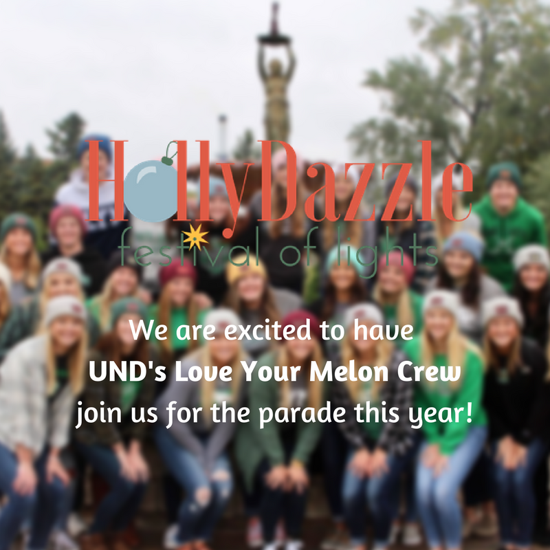 DowntownForks's tweet photo. Just added another participant to this years HollyDazzle Parade, be sure to click the link to register for the parade! Be sure to stop by #DowntownGrandForks on November 26th to join the fun! https://t.co/3KdYTkpwOc University of North Dakota Love Your Melon Ca... @und_lym https://t.co/Q851ooLfPy