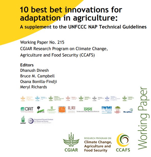 FAOeagriculture's tweet photo. 10 BEST PET #Innovations for adaptation in #agriculture #DigitalAgriculture #ParisClimateAgreement #Agroforestry #farms #carbon #Aquaculture #nutrition #Biodiversify #ClimateChange #RiceSystems @CGIAR @UNFCCC #UNFAO @WSISprocess https://t.co/u0mjOSDLfk https://t.co/qty4ymoeSY