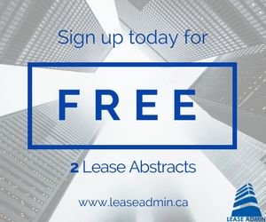 LeaseAdmin's tweet image. #LeaseAdmin is offering 2 #pilot #lease #abstraction for our new #clients. All you have to do is signup on our website or email at info@leaseadmin.ca.

We use web-based #software for #leaseabstraction making it easy and less time consuming to perform abstraction

#CRE #realestate