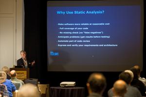 AdaCoreCompany's tweet image. Why use static analysis? To make your software more reliable at a reasonable cost of course! Check out our website to find out more adacore.com/products @sttaft #AdaCoreTechDays #adaprogramming #staticanalysis #testing