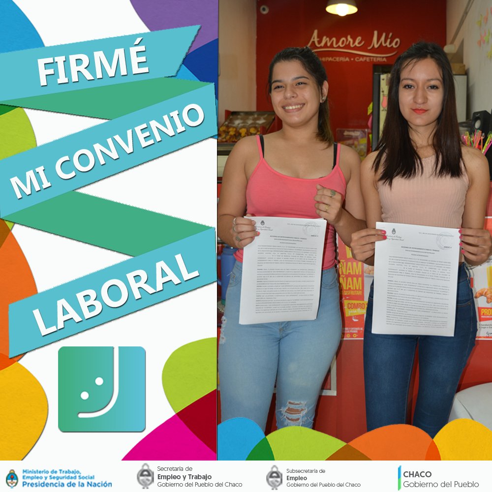 ‼️Nuevas Oportunidades Laborales en #RESISTENCIA ‼️
➡️ Milagros y Belén, son las nuevas encargadas de la Atención al Cliente y Ventas en la chipacería y cafetería #AmoreMío