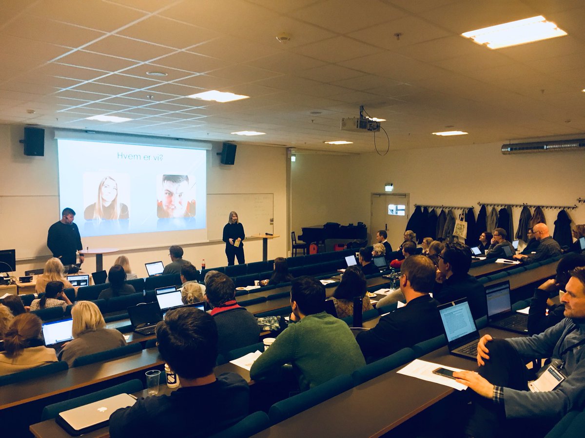esthervvt's tweet photo. Har haft æren af at holde oplæg for en masse undervisere i Norge på @iktsenteret for at sprede FCT budskabet og fortælle om vores erfaringer med “studentaktive læringsformer” 🤓 @uccfct https://t.co/JNSTjTLYpY