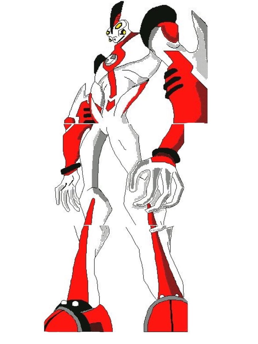 Om Wfgxudrsgh うごメモ の画像を縦に並べて一枚のイラストにしたかったけど 画像毎に位置がズレてるしサイズが合わないしでこんなんなっちゃった ベン10の無印版ウェイビッグ Ben10 うごメモ3d Waybig T Co Ksjydhkbet