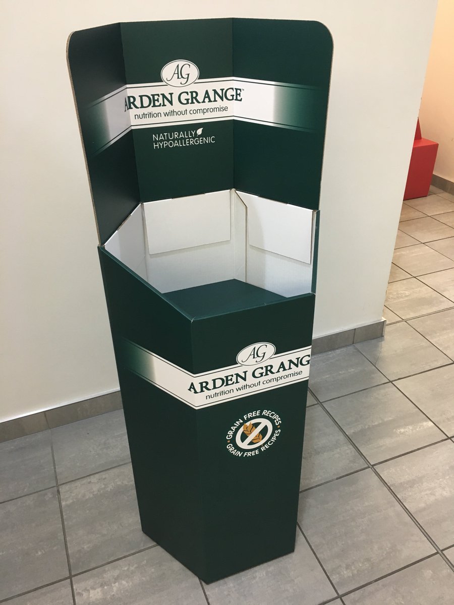 shop4pop's tweet image. We love these Dump Bins we recently produced for Arden Grange - perfect to display samples at events &amp;amp; exhibitions #retail #pos #dumpbin