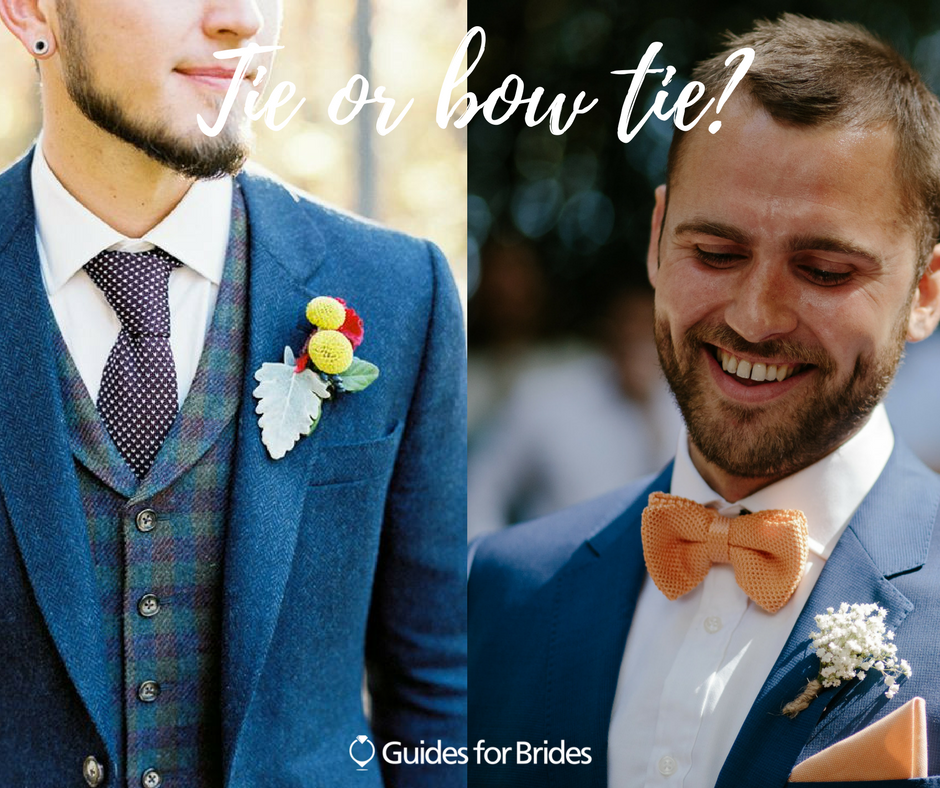 Tie or bow tie? What's your fave? #InternationalMensDay #WeddingPlanning