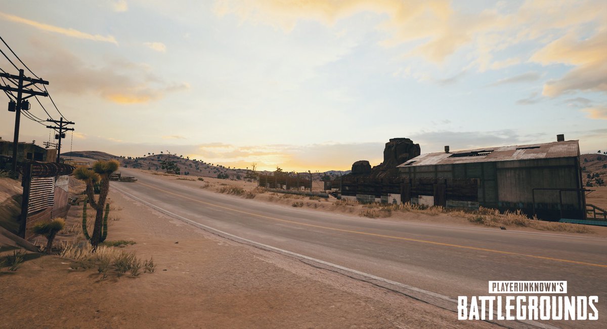 NVIDIAGeForce's tweet photo. Feast your eyes on these exclusive new screenshots from @PUBATTLEGROUNDS unreleased desert map. Are you ready to vault over things in the desert? https://t.co/8v9p3wmckv https://t.co/Cbh5PaHFlq