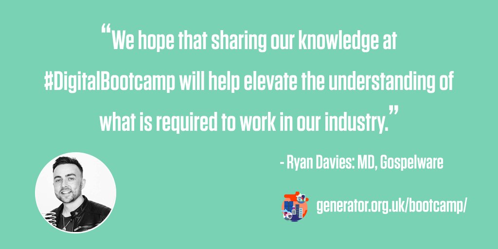 GeneratorNE's tweet image. What does it take to be a success in the #digital world? @Gospelware are excited to share their expertise at our #digitalbootcamp: generator.org.uk/bootcamp/