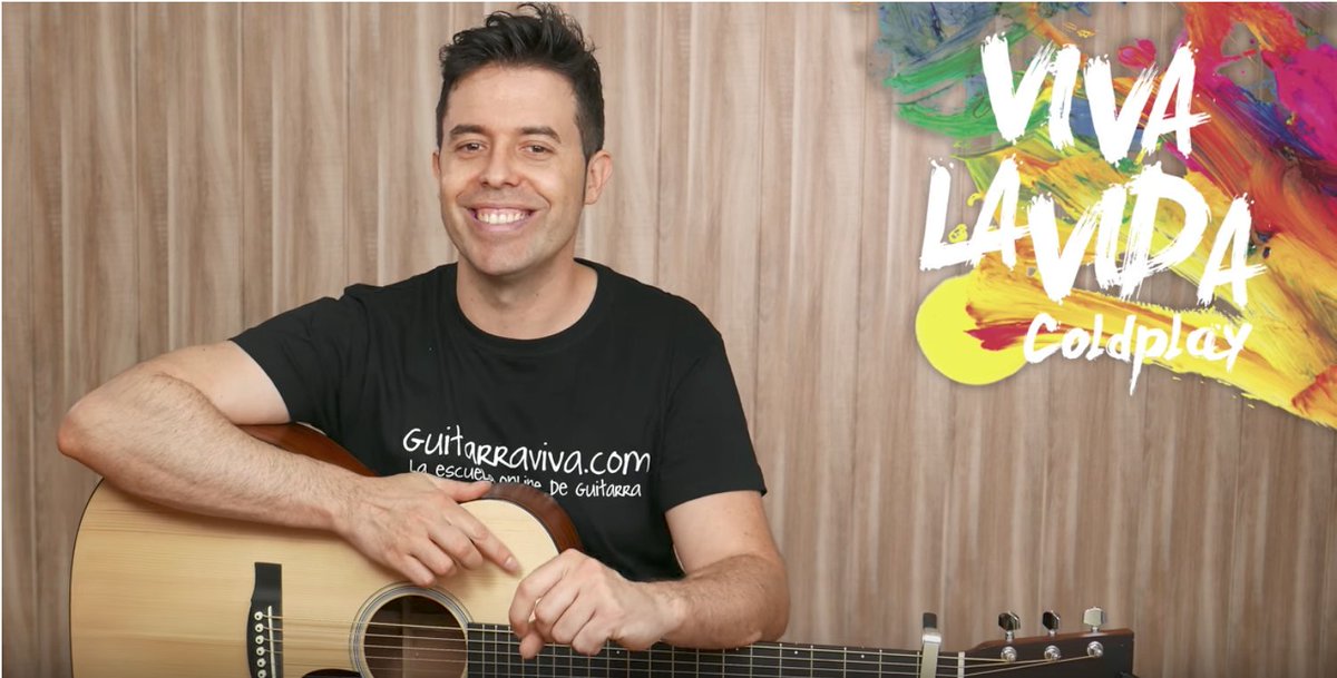 Guitarraviva's tweet photo. ¿Has escuchado Viva la Vida de @coldplay? ¿Te gustaría aprender a tocarla con la #guitarra? ¡PUES VAMOS A ELLO! https://t.co/niRHqF4AlQ