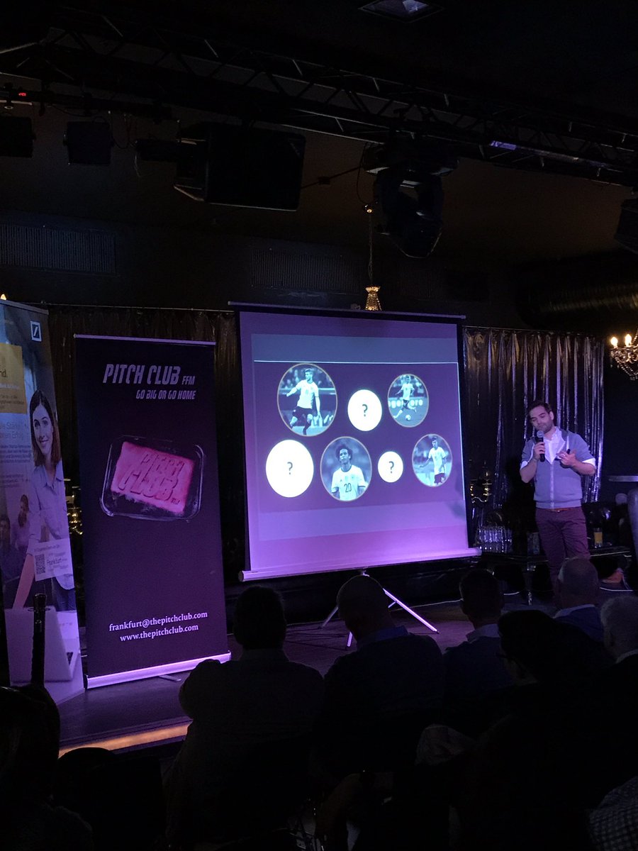 PitchClubFFM's tweet photo. Now its time for #Quipe – talent promotion of young #soccer players by an app-based incentive system with targeted training suggestions. #PC13 https://t.co/oOnmRQGJ0t
