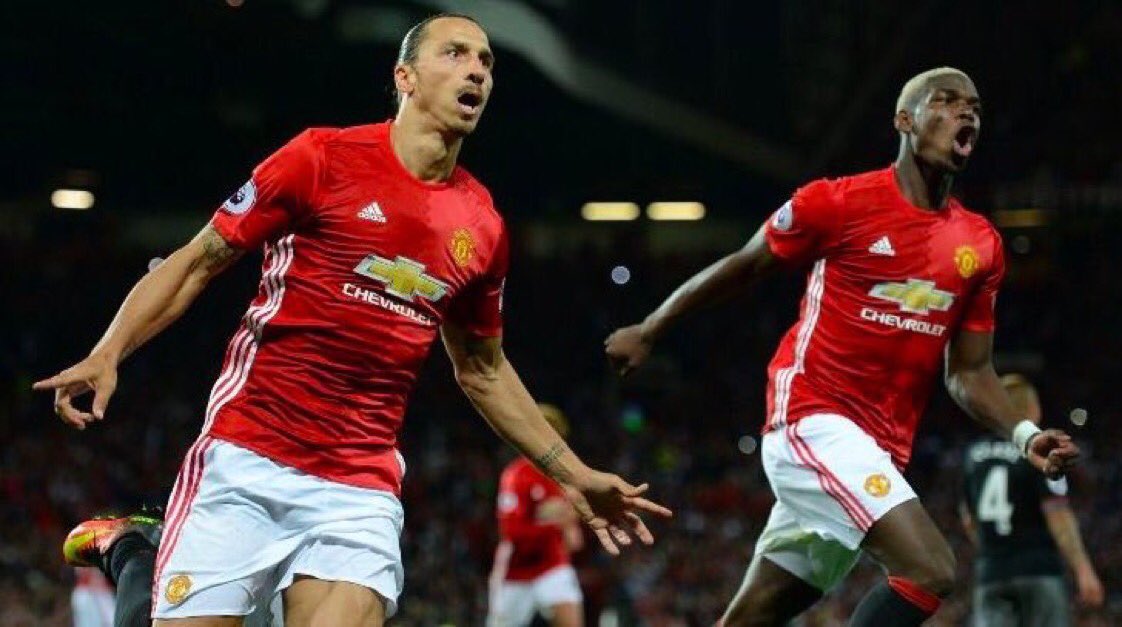 RedDevilsHub's tweet photo. BREAKING: Paul Pogba and Zlatan Ibrahimovic could be on the bench for Manchester Utd's game against Newcastle this weekend. [Daily Mail] https://t.co/4gTgTw7Kmj