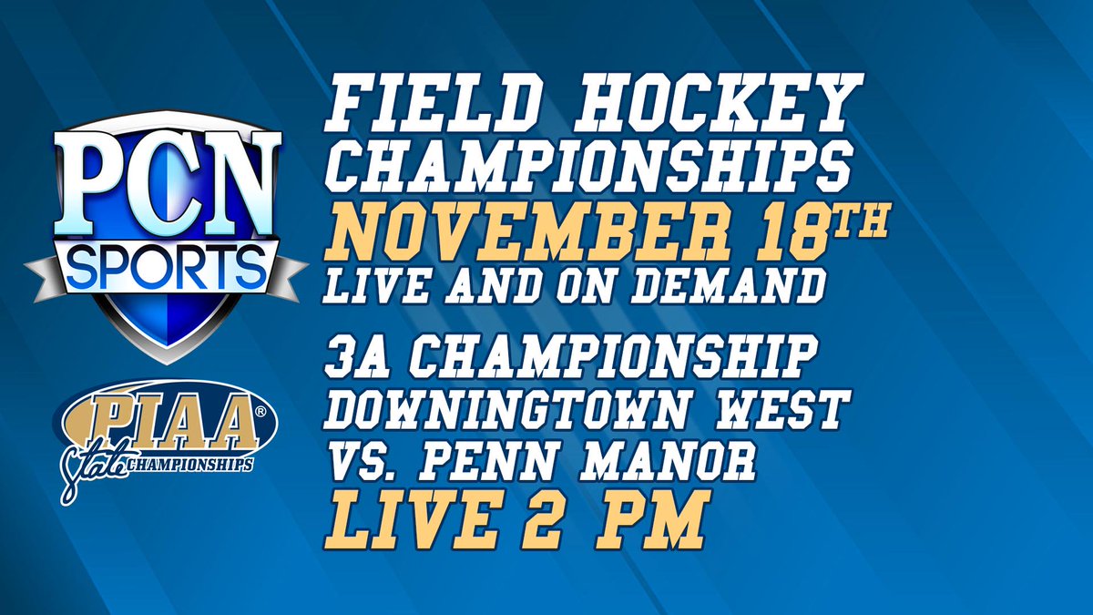 🏑🏆💻2017 PIAA 3A Field Hockey Championship is LIVE on PCN Select this weekend. Watch <a href="/DWHSAthletics/">DHS West Athletics</a> vs. @PMCometHockey this Saturday at 2 pm. How to watch: pcntv.com/fieldhockey #PCNsports