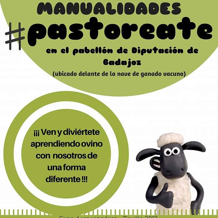 La Escuela de Pastores de Extremadura presente en la Feria Ganadera de Trujillo, en el stand de Diputación de Badajoz.