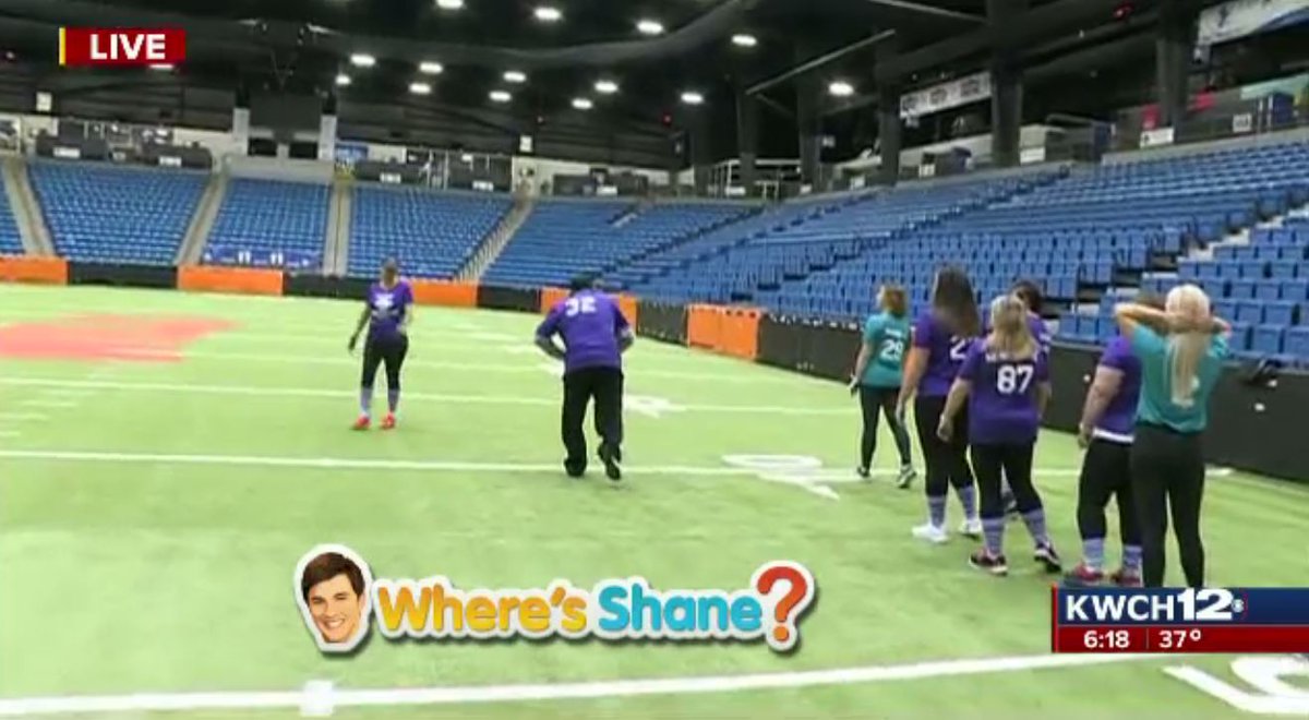 BLONDES VS BRUNETTES: <a href="/KWCHShane/">KWCHShane</a>  is previewing Blondes vs. Brunettes charity football game on KSCW. bit.ly/2zILqXj #kwch12